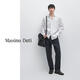 Massimo Dutti Spring and Summer New Product 2026 Men's Versatile 100% Linen Striped Shirt 01957272 White S (CN 175/92A)