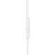 Newmine NM-LK06 semi-in-ear wired headphones, mobile phone headphones, music headphones, 3.5mm interface, suitable for computers, laptops and mobile phones, white