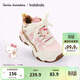 Balabala children's shoes, children's sports shoes, girls' jogging shoes, autumn and winter dad shoes, Kuromi shoes, velvet, warm and fashionable