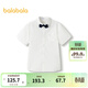 Balabala shopping mall same style children's clothing children's shirt boys short-sleeved summer clothes thin fashion original white 10101 130