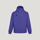 Adidas simple football training sports zipper hooded jacket men's spring new Adidas official