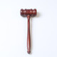 Zhizhou Judge Hammer Auction Hammer Court Script Solid Wood Hammer Catch Week Props Bidding Trial Lawyer Hammer Court Gavel Brown Hammer + Base