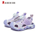 ABC KIDS summer children's sandals for boys and girls, toe-toe beach shoes, medium and large children's sports and casual shoes, purple 27