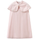 Haqi children's clothing sweet pink girls dress Qianjin style shawl mid-length skirt children's new Chinese dress skirt 2026 summer pink 110