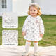 Yingbeiyi baby girl spring and autumn floral dress 2026 new baby cotton princess dress long-sleeved skirt Huaying Shiguang 73