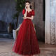 Mofu Toast Wear Bridal 2026 Spring and Autumn Red Wedding Banquet Puffy Gauze Skirt Engagement Evening Gown Skirt Lotus Pink XS