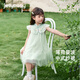 JELLYBABY Chinese style outdoor summer dress for girls, princess dress, children's mesh splicing dress, fairy dress