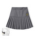 Montagnard middle-aged and older children's summer high-waisted pleated skirt, fresh and girly 2026 versatile short skirt, simple design, literary style skirt