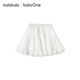 Balabala children's clothing children's half skirt girls 2026 summer new style sweet short skirt for children and big children with bows original white 10101 100