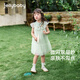 JELLYBABY Chinese style outdoor summer dress for girls, princess dress, children's mesh splicing dress, fairy dress