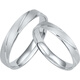 Saturday Fu PT950 platinum ring Love has no end for couples, single ring for women, size 8, about 3.31g, birthday gift