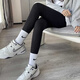 Langsha Modal leggings for women in spring and summer wear nine-point thin yoga pants black slim fit slim and stretchy feet