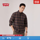Levi s shopping mall same style Levi's 26th spring and summer new men's retro casual shirt A7210 dark brown L