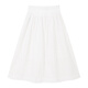 ELLE KIDS French resort style three-dimensional embroidered cotton A-line skirt for girls summer new versatile high-waisted mid-length skirt