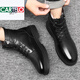 Katile Krokodil 2025 Herbst und Winter Neue Männerstiefel Taktische Kampfstiefel Winter High-Top Pure Woll Military Hook Baumwoll Lederschuhe Warmes Stiefel neues Produkt 3518-1 Schwarzes Single Schuhmodell 38