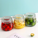 Baijie glass sealed jar 500ml 3 canned bird's nest jar bottle honey jar kimchi jar wine bottle