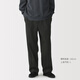 MUJI Men's Easy-drying Lightweight Pleated Wide Pants Men's Long Pants 26 Spring Men's Wear AE10XA6S Black L (175/88A)