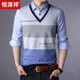 Hengyuanxiang Winter Plus Velvet Collier de chemise chaude épaissi des vêtements pour hommes de la chemise Faute Two-Pice 2024 Nouvelle chemise pour hommes Fake Collar Trend Plus Velvet Lyj-3879 Bleu (épaissi) 175 / xl / 115 (140-160Jin [Jin est égal à 0,5 kg]))