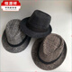 Hengyuanxiang Hat Men's Spring and Summer Hat Dad Woolen Hat Middle-aged and Elderly Jazz Hat British Versatile Retro Gentleman Hat Plaid Style-Light Gray Adult Style 58cm