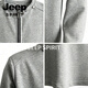 JEEP SPIRIT half-zip sweatshirt men's American retro cardigan sweatshirt couple tops trendy casual sports long-sleeved jacket for men gray M 80 - 105 Jin Jin is equal to 0.5 kg