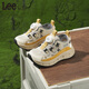 Lee children's sandals, non-slip breathable toe-cap shoes, apricot 26, inner length approximately 17.1cm