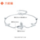 Liuguifu Jewelry PT950 platinum bracelet Phantom Fairy Butterfly platinum bracelet for women PT0400041 4.70g