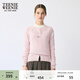 Teenie Weenie Bear Women's Autumn and Winter Fashionable and Comfortable Two-piece Sweater Knitted Bottoming Shirt Pink XL