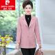 皮尔卡丹（pierre cardin）2025新款中年妈妈西装外套女短款薄款40岁50中老年人春装上衣女装 983-浅蓝色 2XL 建议105-120斤