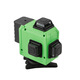 仁聚益绿光遥控贴地仪水平尺12/16线自动打线贴墙激光水平仪高精度精准 超亮高精度绿光遥控12线+大锂电*2+升降平台2
