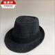 Hengyuanxiang Hat Men's Spring and Summer Hat Dad Woolen Hat Middle-aged and Elderly Jazz Hat British Versatile Retro Gentleman Hat Plaid Style-Light Gray Adult Style 58cm