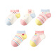 Nido Bear Baby Socks Type A Summer Thin Cotton Socks Short Socks Children's Socks Mesh Boat Socks Girls' Baby Socks Green Strawberry Mesh Style High Cotton Rebound Stronger Package 5 Pairs 6-12 Months (Suitable for Foot Length 9-11cm 15-17 Codes) Designed for Children
