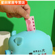 
CLCEY children's cute piggy bank can be deductible, can be deposited, can be dropped, boys and girls cartoon piggy bank only enters, but not out of ornaments. Happy model (upsize) orchid (deposit or deductible)