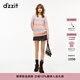 DZZIT long-sleeved sweater 2026 spring new style dopamine girl loose hot rhinestone top women 3K1EE1629 color M