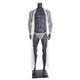 Sexy underwear men's underwear thong sexy sexy lace bathrobe long transparent slit S g094 black nightgown + underwear