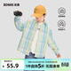 Zuoxi children's clothing boys plaid shirt children's layered spring clothing 2026 new style shirt spring coat spring and autumn green 110 cm