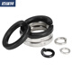 304 stainless steel elastic washer screw washer 316 open gasket elastic gasket GB93 metal round washer 304 stainless steel M10 50 pieces