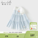 DAVE&BELLA summer new pure cotton girls dress baby girl fake two-piece dress children's princess dress cake dress plaid ready stock 90 cm (recommended height 80-90cm)
