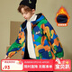 ASK JUNIOR children's clothing boys' jacket 2026 spring children's cartoon print fashion hooded jacket mountaineering jacket camouflage 130