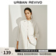 UR spring new women's fashion casual ultra-loose long-sleeved casual shirt UWH850029 white (loose) M (M-L)