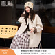 Xiangying Lapel Windbreaker Women's Mid-Length 2026 Spring New Lyocell Contrast Color Splicing Small Casual Jacket Camel L