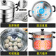 SUPOR three-piece pot set, non-stick wok, wok, soup pot, double-layer steamer, gas stove, open flame