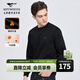 Septwolves 7A antibacterial and antistatic round neck sweatshirt spring and autumn new casual long-sleeved T-shirt tops for men 001 (black) XL 175/92A