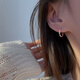 Mimore (Mimore) S925 Silver Mobius Pendientes para mujeres Pengas simples Pendientes de temperamento modernos