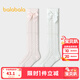 Balabala shopping mall same style Balabala baby socks summer new mesh breathable stockings anti-mosquito two pairs pack white red tone 00316 0-3 months