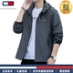 TOME BKOWAIE Genuine Tommy High-end Men's Jacket Spring Autumn Winter Jacket Outdoor Casual Hooded Three-in-One Jacket Top Black Winter Plus Velvet (Fellow Removable) Spring and Autumn Style Gift Box Packing 2XL Recommended 140-160Jin Jin is equal to 0.5 kg