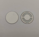 Silver-aluminum quartz crystal oscillator, double-sided silver-plated 5M crystal oscillator, high-frequency 6MHz crystal control chip QI8010 silver aluminum alloy