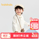 Balabala shopping mall same style baby long-sleeved shirt boys shirt autumn new top fashion off-white 10302 90