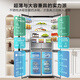 Hisense 470 Small Rubik's Cube Refrigerator four-door ultra-thin zero-embedded refrigerator household first-class energy efficiency dual-frequency home appliances national subsidy 20% trade-in BCD-470WMK1DPU