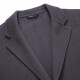 ROMON Wool Double-Sided Nylon Coat Cashmere Woolen Coat Men's 2020 New Nylon Coat Windbreaker Mid-Length Slant Pocket Double-Sided Nylon Winter Coat Men's Black 175