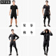 AlenBotun (AlenBotun) fitness clothing men's running sports suit basketball spring quick-drying clothing high elastic training morning running clothing tight football clothing five-piece set (quick-drying and breathable and can be worn in all seasons) L (130-145) Jin [Jin equals 0.5 kg, ]